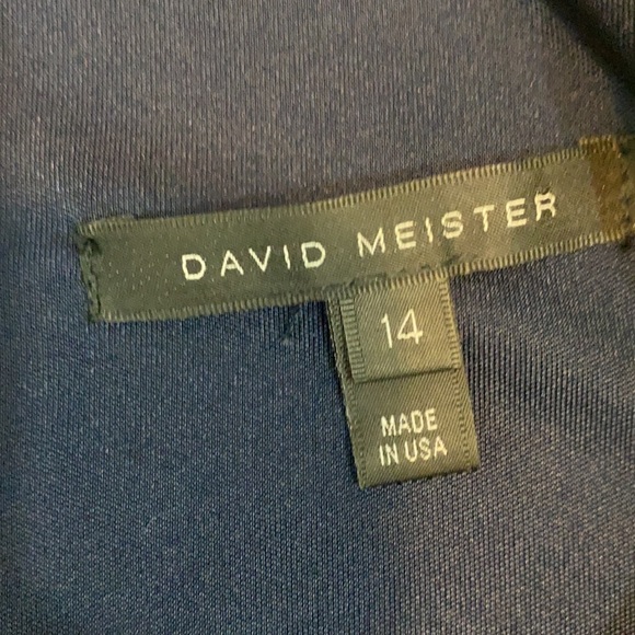 David Meister Bead Waist Cocktail Dress - Picture 6 of 10